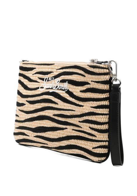Pochette con tracolla SAINT BARTH | PAR0021 PARISIENNE STRAW02765L ZEBRA 1100 EMB